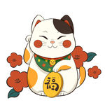 招财猫插画 