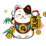 招财猫插画