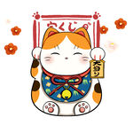 招财猫插画