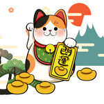 招财猫送福 