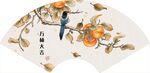 花鸟扇面图