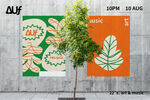 植物主题海报设计展示