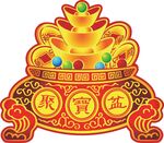 招财进宝金元宝图案