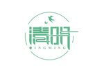清新简约清明主题标志