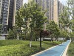 小区内的林荫步道景观