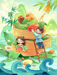 水果船上的欢乐冒险