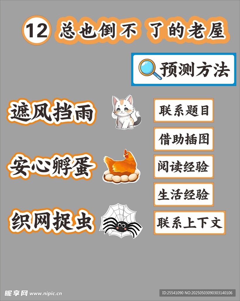 总也倒不了的老屋板书
