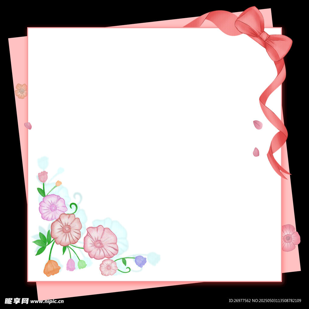 粉色花卉 