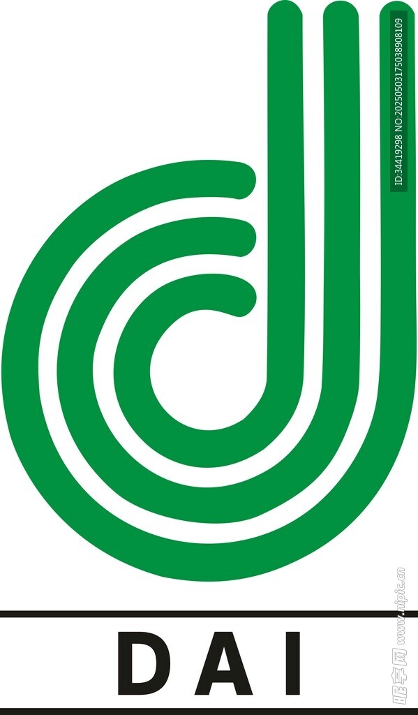 绿色DAI标志图案