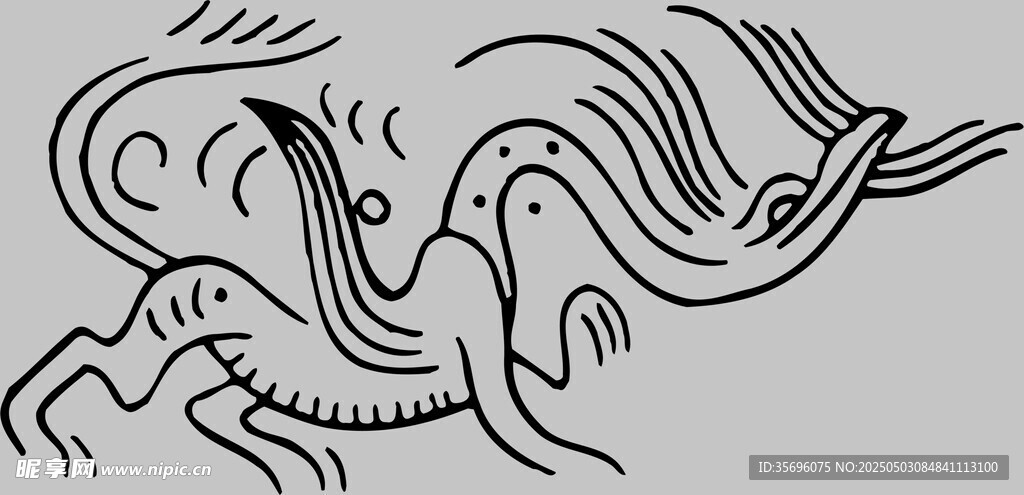 神秘怪兽插画