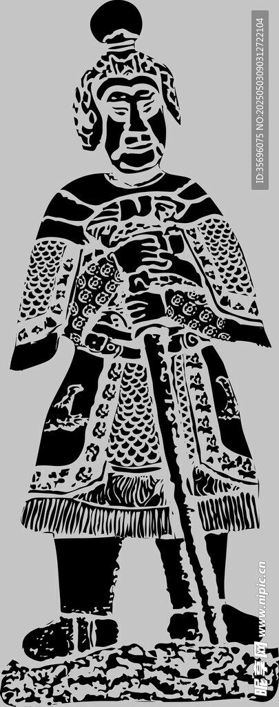 古代铠甲武士形象