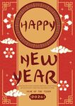 新年喜庆贺卡设计
