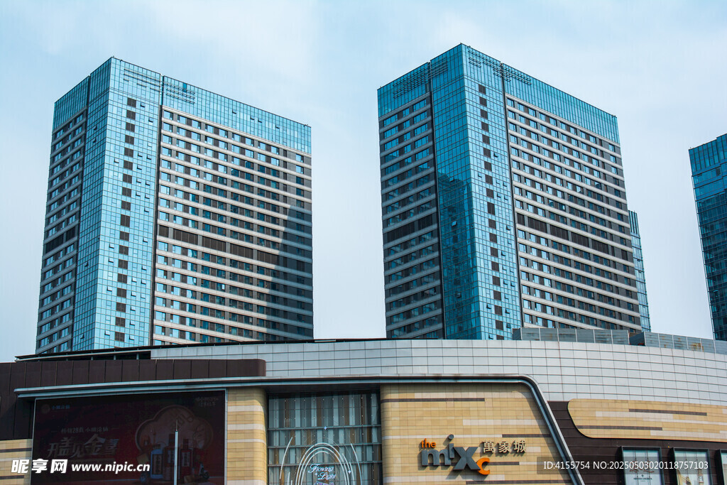 现代高层城市建筑景观