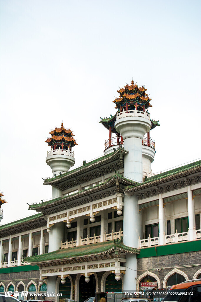 中式古建筑风格的楼阁建筑