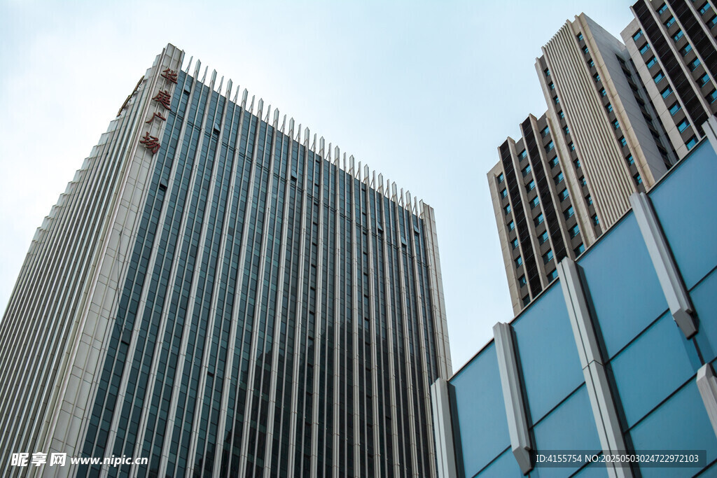 现代都市摩天大楼景观