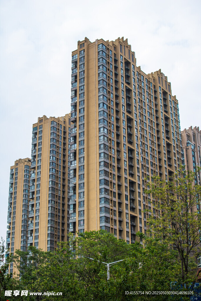 高层住宅楼景观