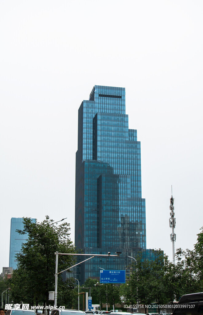 现代都市摩天大楼景观