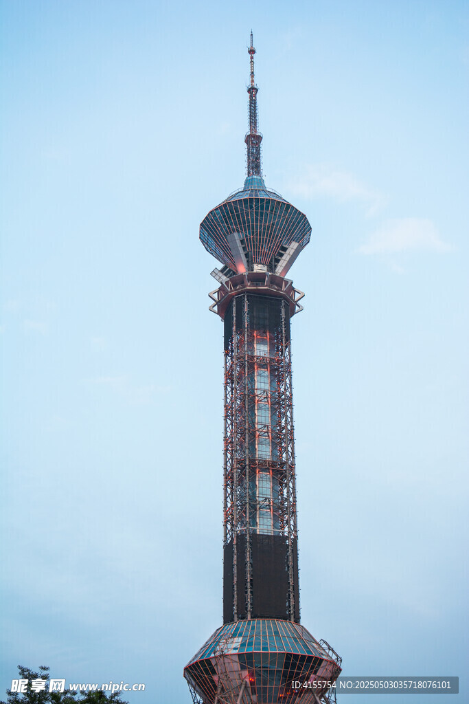 石家庄电视塔夜景