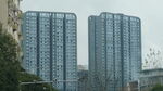 现代高层住宅楼景观