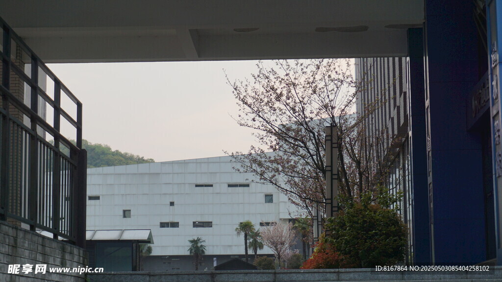 户外建筑景观远景