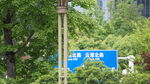 城市道路方向指示牌