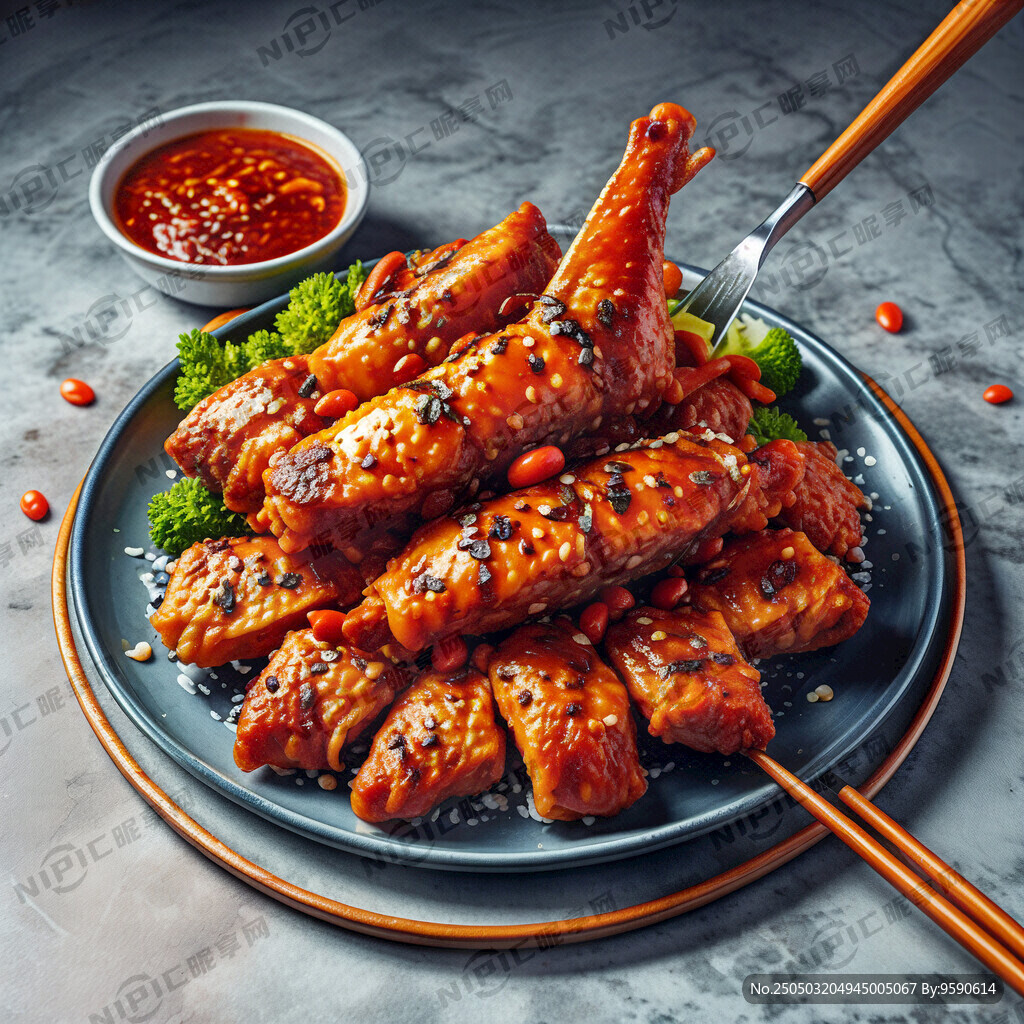 沈阳铁板鸡架卡通图