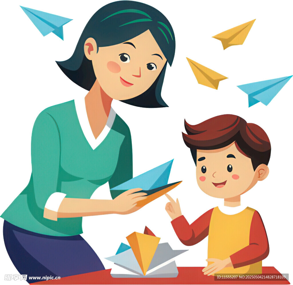 老师与学生互动传递知识