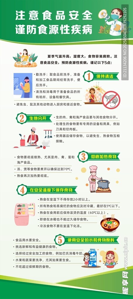 食品安全科普展架