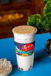 中式茶饮茉莉豆乳茶