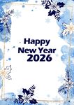 2026新年祝福装饰图