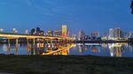 株洲滨江夜景璀璨风光
