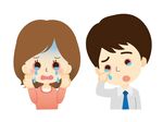 男女伤心哭泣表情
