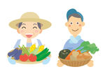 种植蔬菜农民
