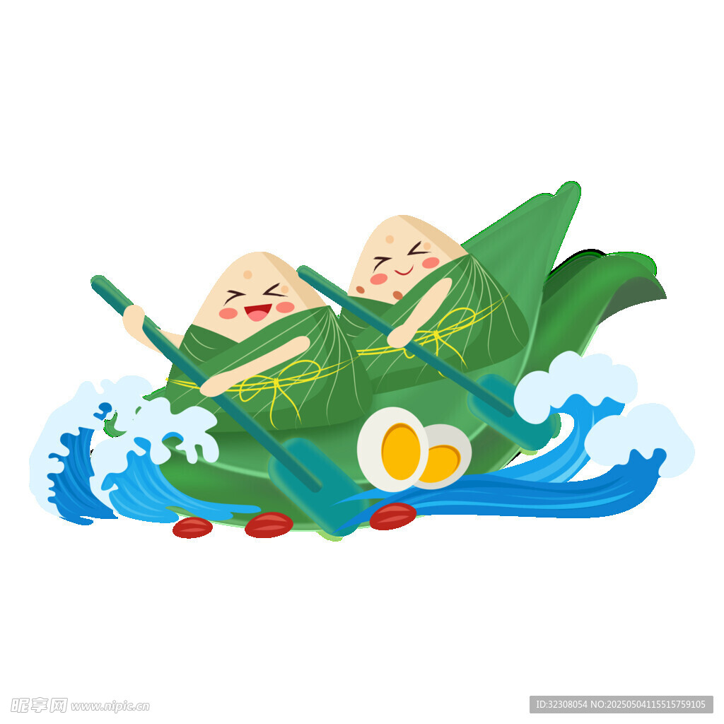 粽叶小人欢乐游端午