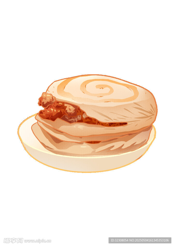 美味夹心松饼