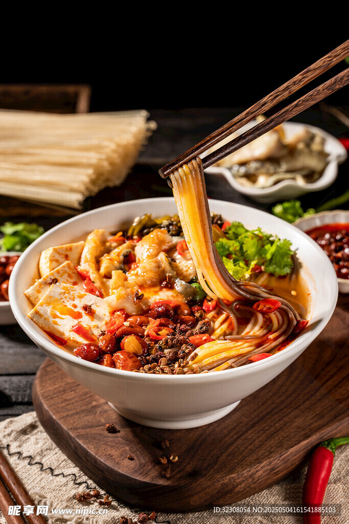 美味诱人的特色风味面条