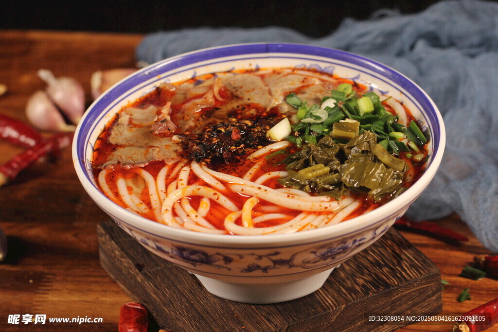 美味诱人的特色风味面条