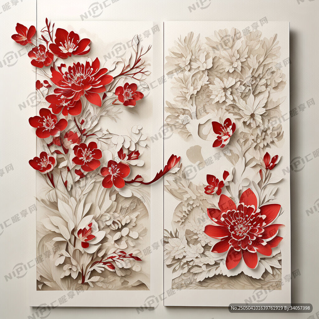 帮我生成一张关于中国传统文化剪