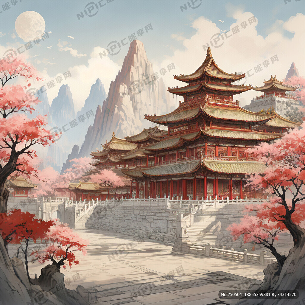 以中国传统建筑 例如故宫建筑等