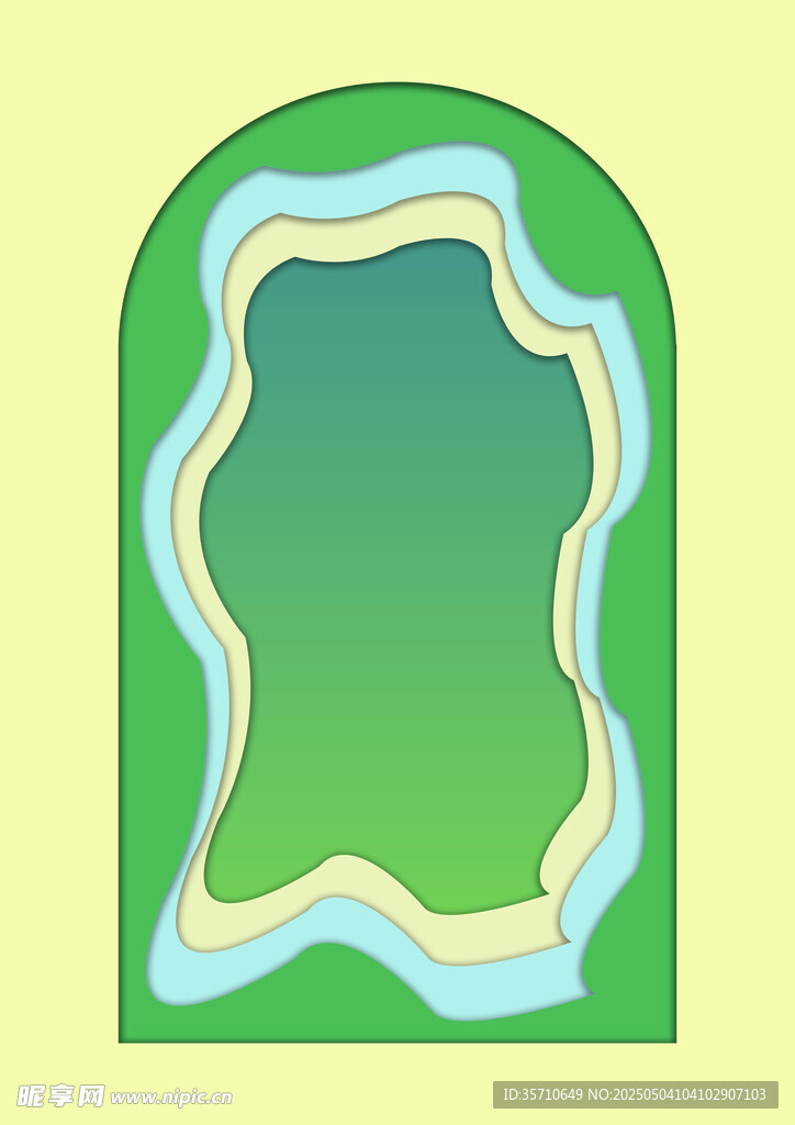 拱形绿地景观设计图