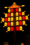 传统中式灯笼夜景装饰