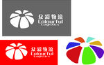 众彩物流logo