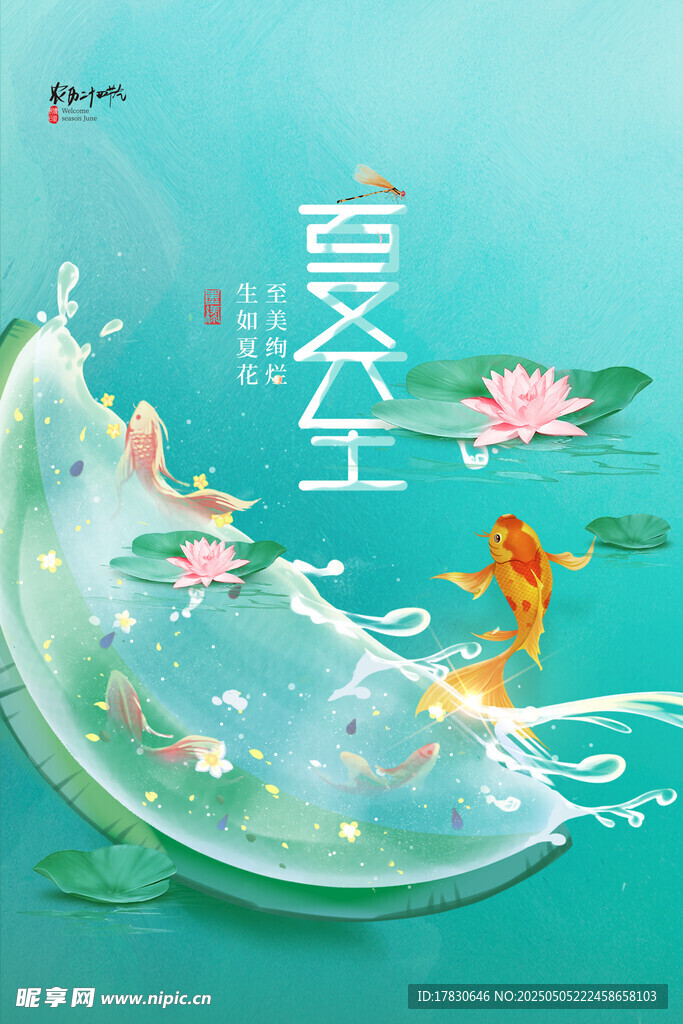 梦幻荷池中的公主形象