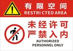 有限空间警示标识