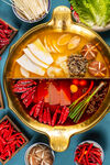 多彩食材的美味火锅盛宴