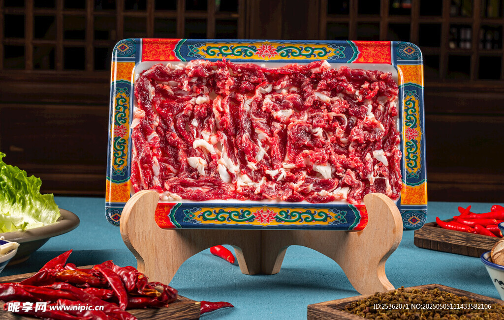 新鲜牛肉拼盘 美味诱人
