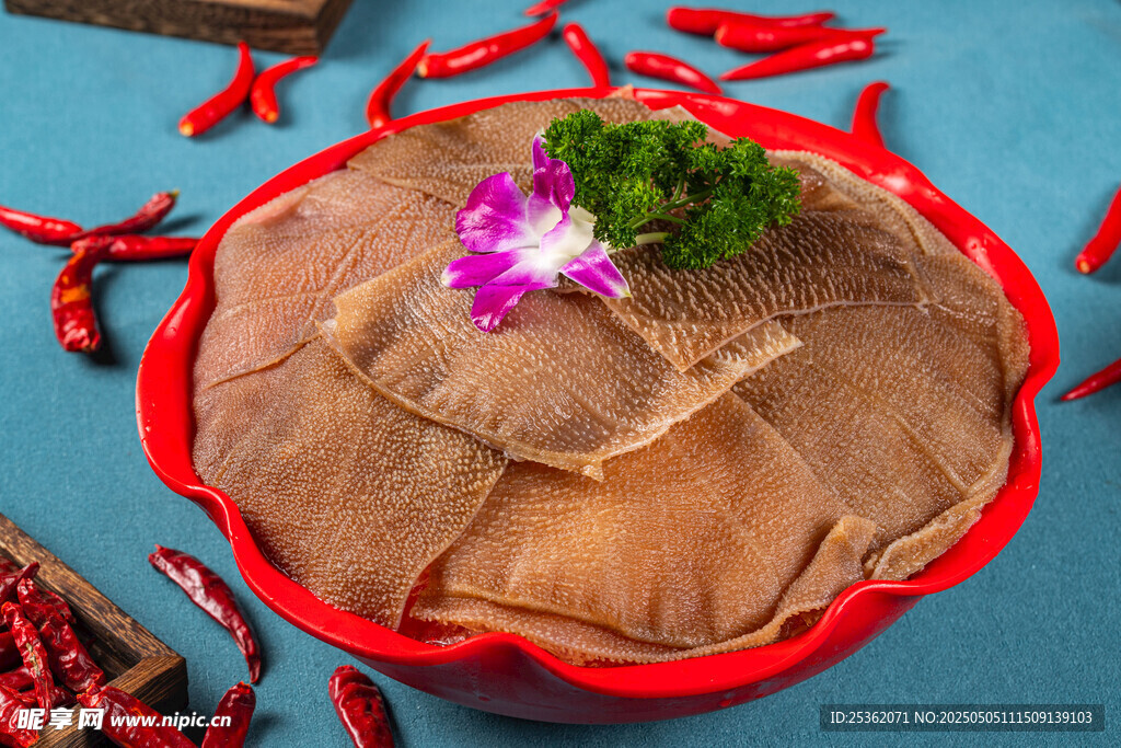 鲜脆毛肚 火锅美味食材