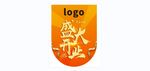 橙色盛秋节logo设计 吊旗