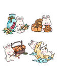 可爱小兔插画组图