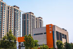 现代城市建筑群景观
